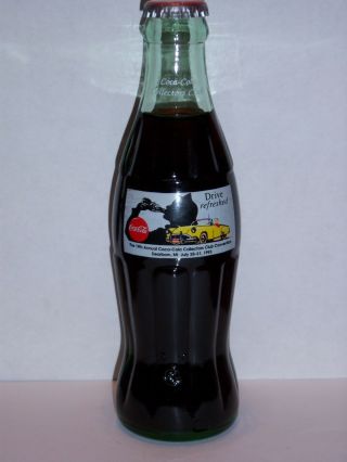 8 Oz Coca Cola Commemorative Bottle - 1993 19th Annual Cccc Dearborn Mi