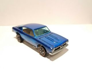 Hot Wheels Redline Custom Barracuda 1968 Blue