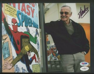 Stan Lee Spiderman Signed 8x10 Photo Auto Autograph Psa Dna Jsa