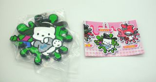 Hello Kitty Splatoon 2 X Sanrio Pochacco 2 " Rubber Strap Keychain Charm Dog