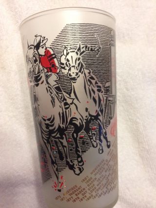 1961 Official Kentucky Derby Glass / Glasses.
