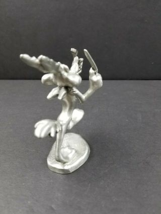 RAWCLIFFE PEWTER WARNER BROS LOONEY TUNES WILE E COYOTE FIGURE RUNNING 1994 4