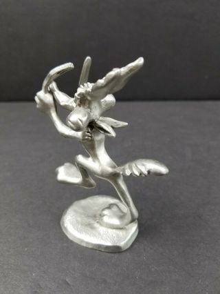 RAWCLIFFE PEWTER WARNER BROS LOONEY TUNES WILE E COYOTE FIGURE RUNNING 1994 5