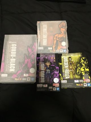 Sdcc 2019 Tamashii Nations Dragon Ball Z Exclusive Set Of 4 - In Hand