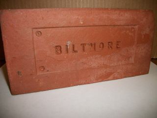 VERY OLD BILTMORE BRICK,  ASHEVILLE,  N.  C.  CONDTION,  SEE PHOTOS 2