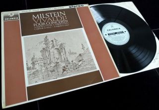 Vivaldi: Four Concerti - Nathan Milstein Columbia Sax 2518 Ed1 Lp