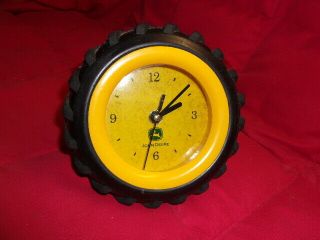 Vintage 6 " John Deere Tractor Tire Clock