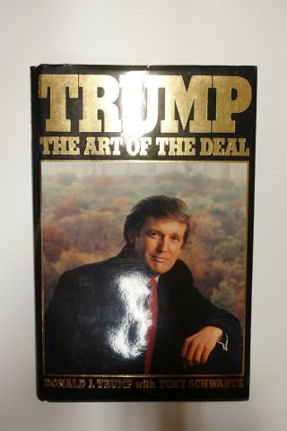 President Donald Trump Signed The Art Of The Deal True First Edition Jsa