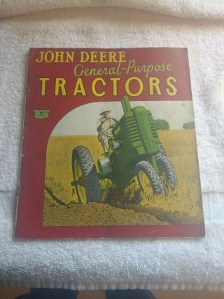 1938 John Deere Styled A And B Brochure