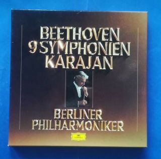 D864 Beethoven 9 Symphonies Karajan Bpo 8 Lp Dg 2740 172 Stereo