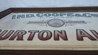 LARGE BURTON ALES Ind Coope & Co.  Pub mirror 41 