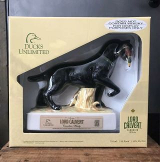 Ducks Unlimited Lord Calvert Canadian Whiskey Decanter Limited Edition Series 1