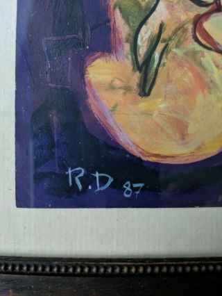 Richard Diebenkorn small painting,  1987, 2