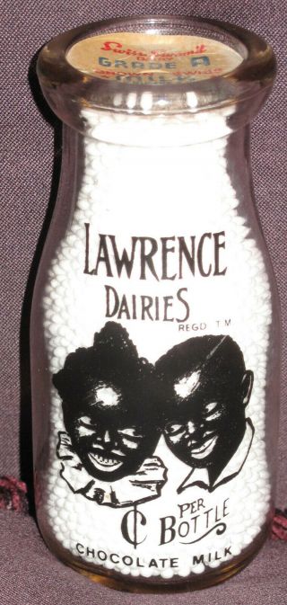 Near Lawrence Dairies Maine Half Pint Chocolate Milk (black Americana)