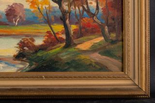 Early 20th Century American Impressionist Oil Painting 