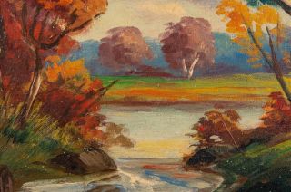 Early 20th Century American Impressionist Oil Painting 