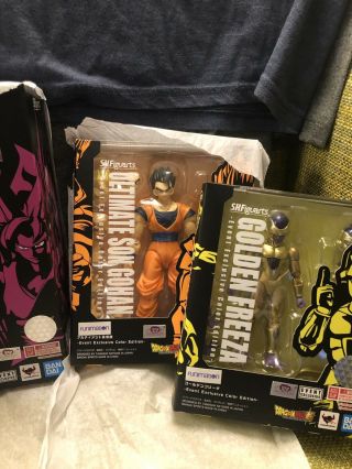SDCC 2019 TAMASHII NATIONS S.  H.  FIGUARTS Exclusives DRAGON BALL Z Set Of 4 5