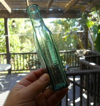 Circa Late1860s D.  Ghirardelli San Francisco Spice Bottle Ex Rare Small Size