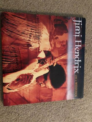 Jimi Hendrix Live At Woodstock 3 Lp Vinyl Record