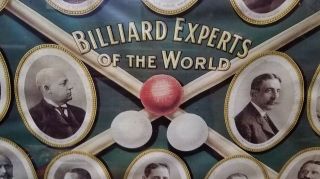 Brunswick Balke Collender Billiards Co.  Experts of the World Poster Framed 8