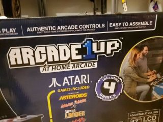 Arcade1up Asteroids 4ft Arcade Cabinet Major Havoc Lunar Lander Tempest Atari