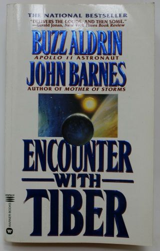 Buzz Aldrin Signed Autographed Book Encounter With Tiber Psa/dna W14696