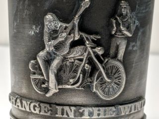 Harley Davidson Pewter shot glass THE 1960 ' s Change In The Wind 0206 of 5,  000 5
