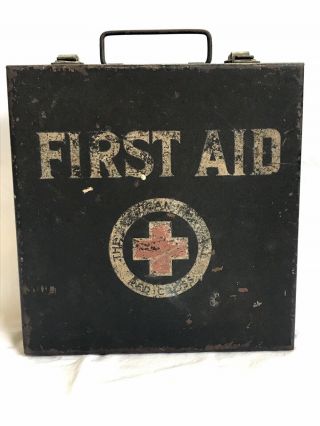 Vintage American Red Cross First Aid Kit With Contents
