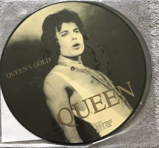 Queen - Queens Gold 2 X 10” Pic Disc Lp Freddie Mercury Limited To 1000