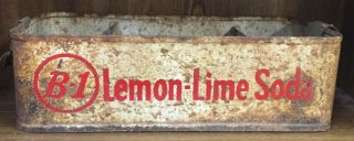 B1 Lemon Lime Soda Stadium Vendor Carrier St.  Louis Mo With Bottle Opener