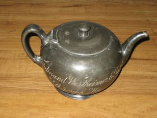 1800s Silver Pot - Ferdinand Westheimer,  St Joseph,  Mo - Elevation Rye - Pre Prohibition
