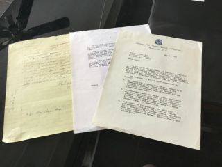 Paul Bomani Tanzanian Ambassador 1974 Signed Letter Sent To Actor Brock Peters