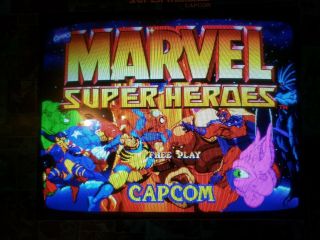 Marvel Heroes Capcom Cps2 Cpsii Arcade Blue B Board Jamma Pcb Usa