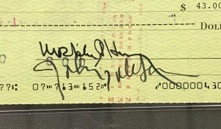 John DeLorean Signed 1978 Check PSA/DNA AUTO General Motors Engineer Inventor 2