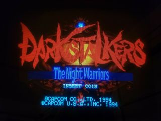 DARKSTALKERS Night Warriors CPS2 CPSII Capcom Arcade B BOARD JAMMA PCB 2