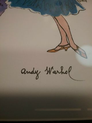 Andy Warhol ART Hand Signed Breakfast At Tiffany ' s 1960 As Seen 10