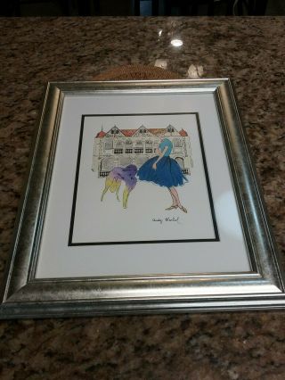 Andy Warhol ART Hand Signed Breakfast At Tiffany ' s 1960 As Seen 6
