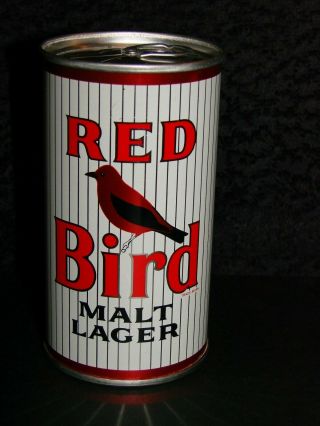 Extraordinary Red Bird Malt Lager Tab Top Test Beer Can Pabst Stunning