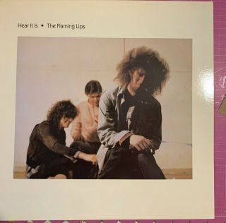 The Flaming Lips Hear It Is,  Rare White Album With Insert,  1986,  72173 - 1