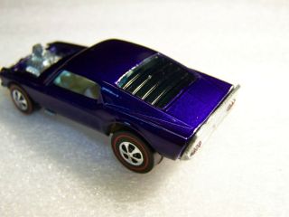 Vintage Hot Wheels Redline " Boss Hoss Mustang ",  Vintage 69 Purple,