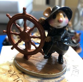 Wee Sea Folk S - 08 William Abbe 3rd Mate At Helm Special Color Wee Forest Folk