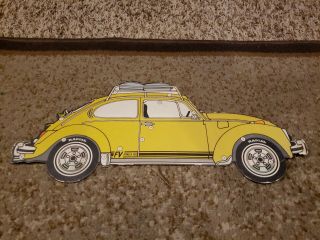 Vintage Volkswagen Beetle Advertising Accessories Manufacturer Cardboard Cutout