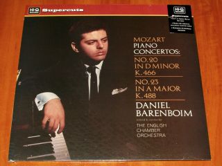 Mozart Piano Concert 20 23 Daniel Barenboim 1967 Hi - Q Records 180g Vinyl Lp