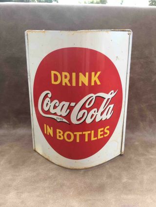 Old Drink Coca - Cola In Bottles Advertising 2 Sided Hanging Store String Holder 5