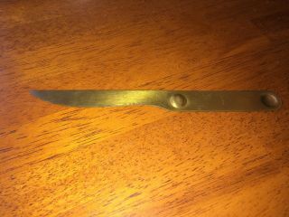 Iroquois Indian Head Beer & Ale Buffalo NY Brass Letter Opener - 1930s era 5
