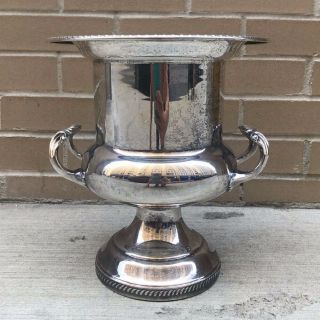 Vintage Silverplate Trophy Champagne Ice Bucket