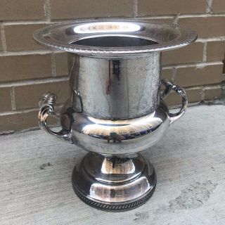 VINTAGE Silverplate Trophy Champagne Ice Bucket 3