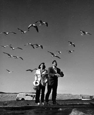 Mario Lanza/wife/el Rancho Vegas/las Vegas Vintage 8 X 10 Photos/lake Mead