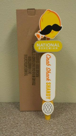 Natty Boh Beer Crab Shack Shandy Tap Handle - Brand New/box S/h From Pabst