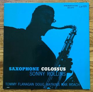 Sonny Rollins - Saxophone Colossus Prestige 7079 Lp Nyc Dg Rvg